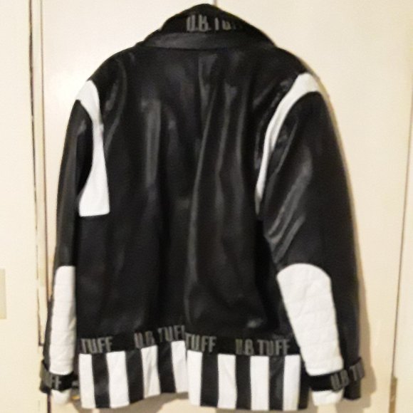 UB Tuff Men's Leather Jacket Vintage Rare - Picture 2 of 6